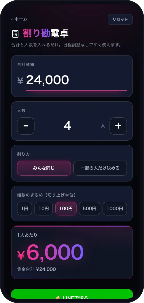 均等割り